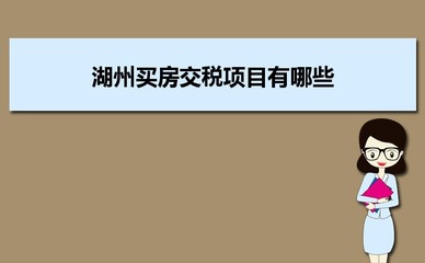 湖州二手房税费最新标准,湖州二手房税费最新标准表